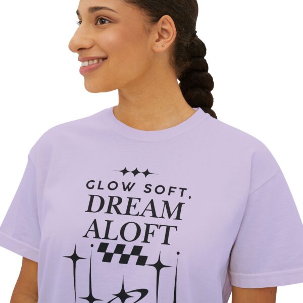 Dream Aloft Boxy Tee – Women's Soft Glow Inspiration - Image 29