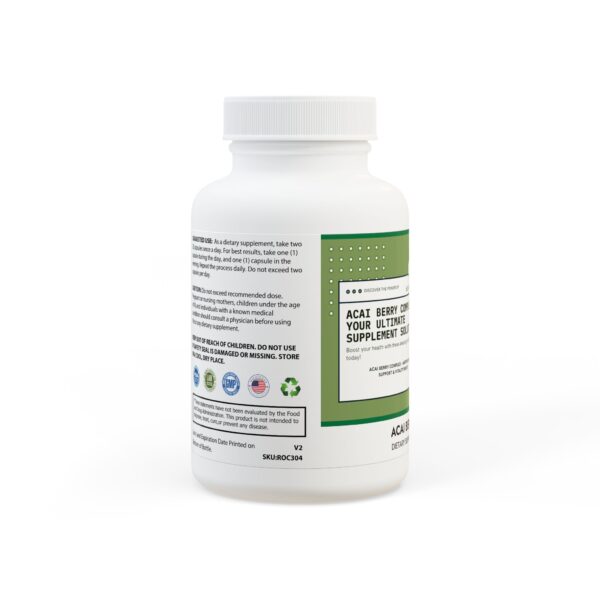 Acai Berry Complex – Antioxidant & Energy Boost (60 Caps) - Image 2
