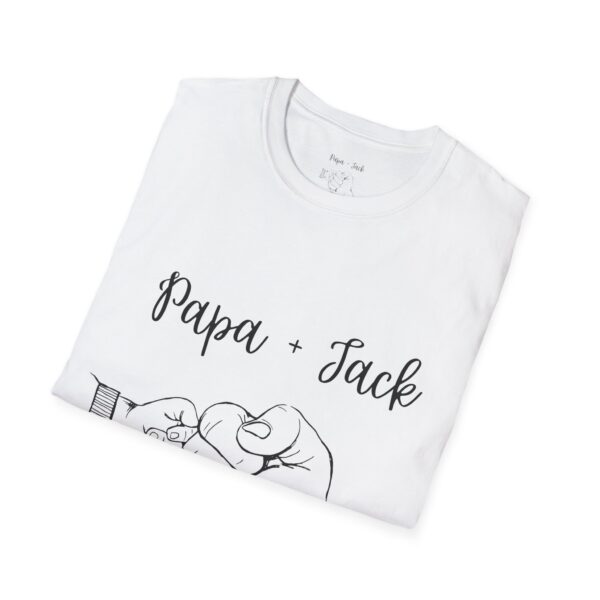 Papa + Jack Fist Bump T-Shirt – Father’s Day Family Tee - Image 12