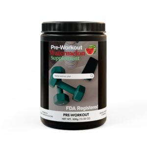 Pre-Workout Supplement – Watermelon Flavor (300g)
