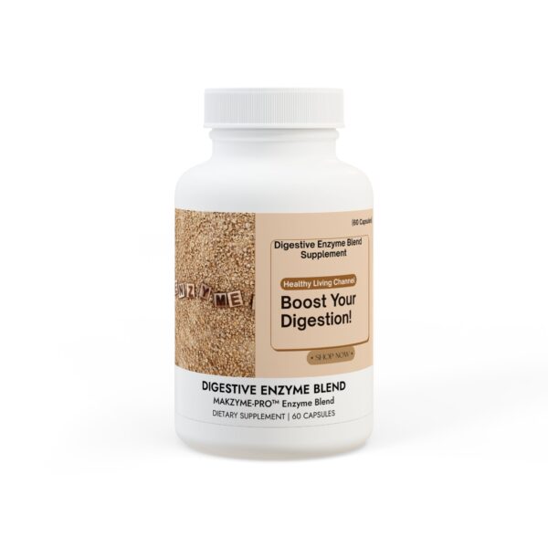 Digestive Enzyme Blend – Digestion & Bloating Relief (60 Caps)