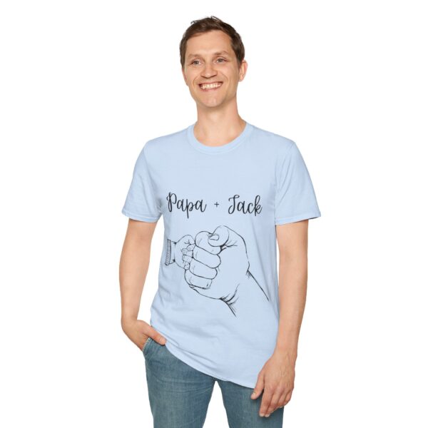 Papa + Jack Fist Bump T-Shirt – Father’s Day Family Tee - Image 52
