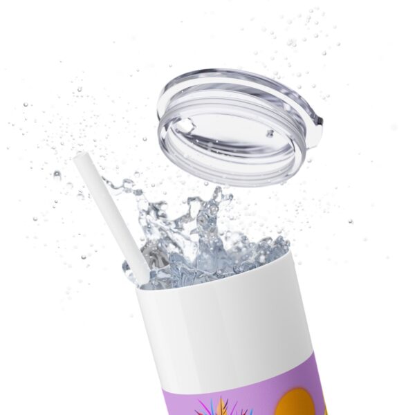Summer Vibes 20oz Skinny Tumbler – Floral Design - Image 12