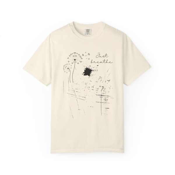 Unisex Just Breathe T-Shirt – Relaxed Fit, Inspirational - Image 2