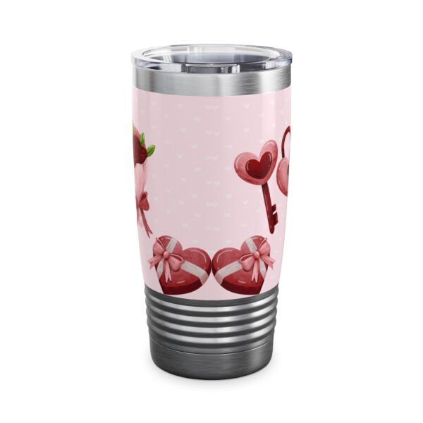 Cute Bear & Flower Love Tumbler – 20oz Gift for Her - Image 10