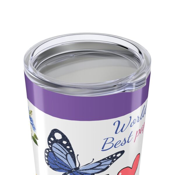 Floral Butterfly Tumbler 20oz – Best Papa Gift - Image 6
