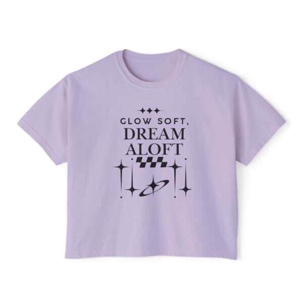 Dream Aloft Boxy Tee – Women's Soft Glow Inspiration - Image 24