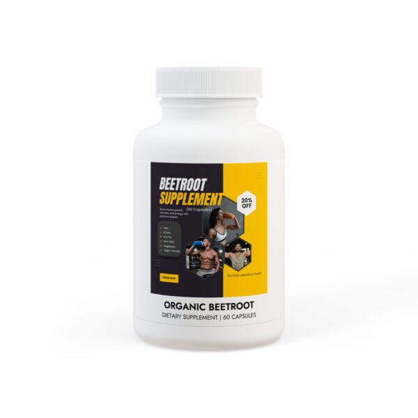 Beetroot Supplement – Heart & Stamina Support (60 Caps)