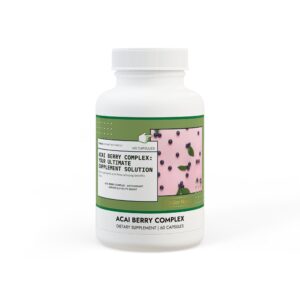 Acai Berry Complex – Antioxidant & Energy Boost (60 Caps)
