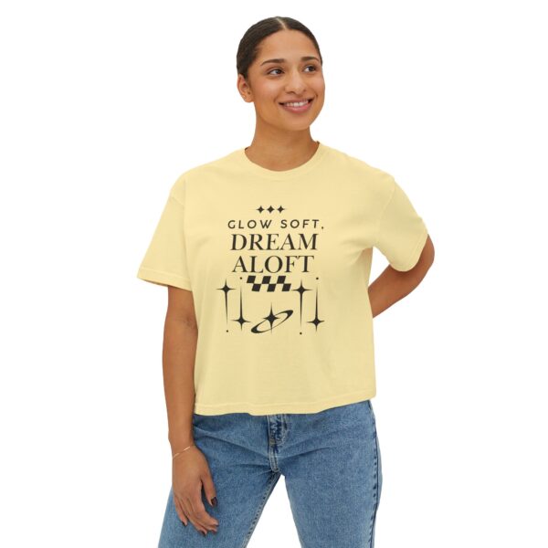 Dream Aloft Boxy Tee – Women's Soft Glow Inspiration - Image 14
