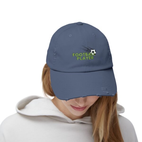 Unisex Distressed Cap – Football Player Sports Hat - Image 16