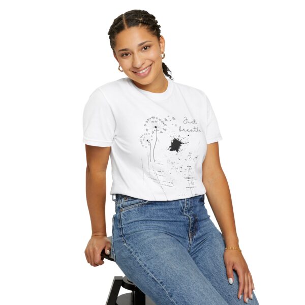 Unisex Just Breathe T-Shirt – Relaxed Fit, Inspirational - Image 16