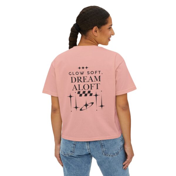 Dream Aloft Boxy Tee – Women's Soft Glow Inspiration - Image 10