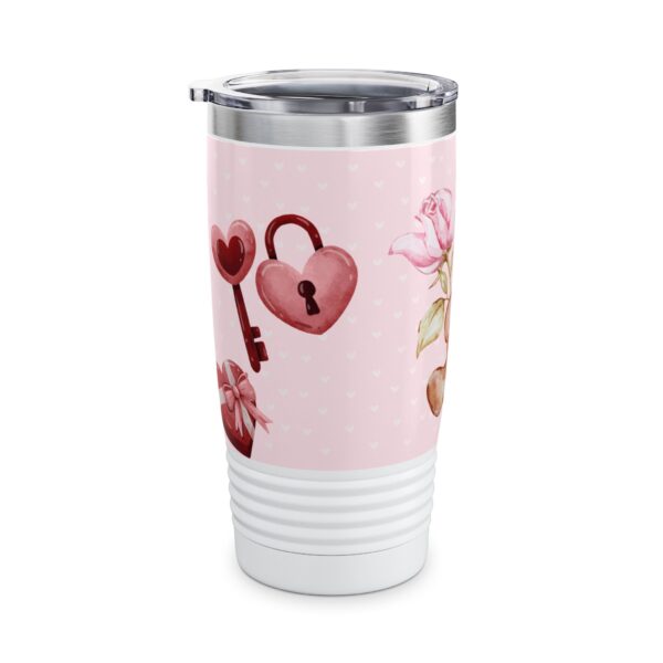 Cute Bear & Flower Love Tumbler – 20oz Gift for Her - Image 2