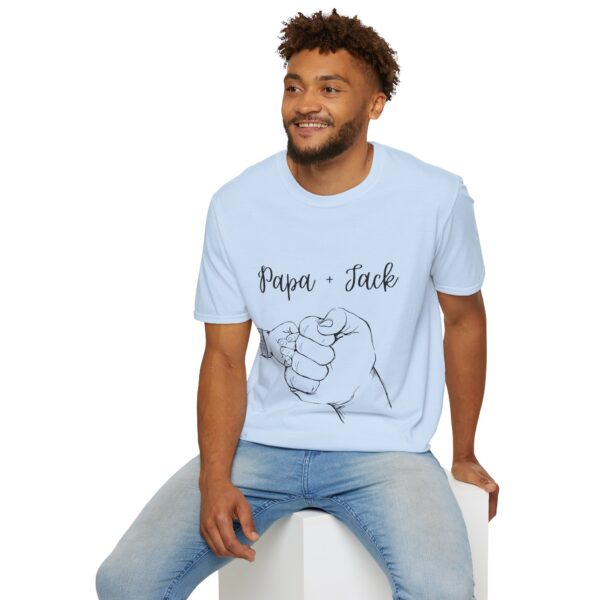 Papa + Jack Fist Bump T-Shirt – Father’s Day Family Tee - Image 54