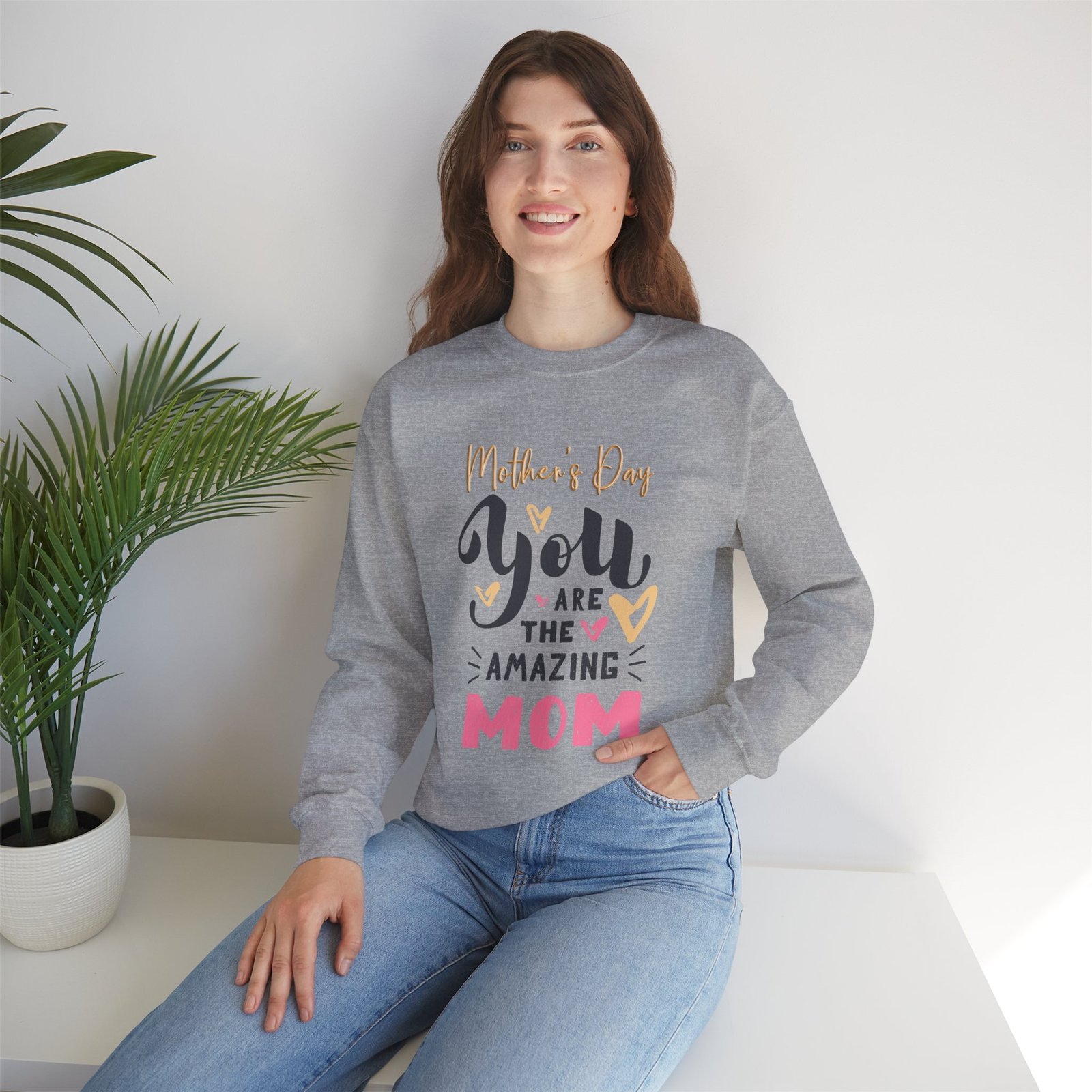 Mother's Day Amazing Mom Sweatshirt - Image 22