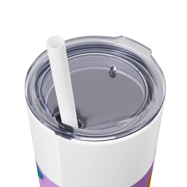 Summer Vibes 20oz Skinny Tumbler – Floral Design - Image 11