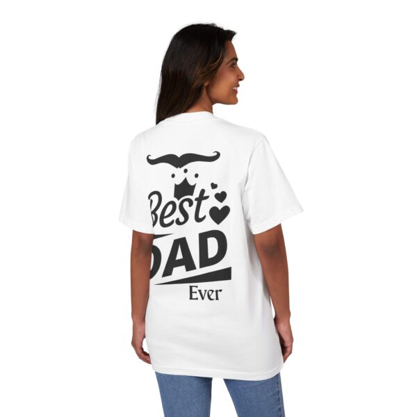 Best Dad Ever T-Shirt | Unisex Garment-Dyed Drop-Shoulder Tee for Father's Day, Gifts for Dads, Comfortable Casual Wear, Family [...] - Image 8