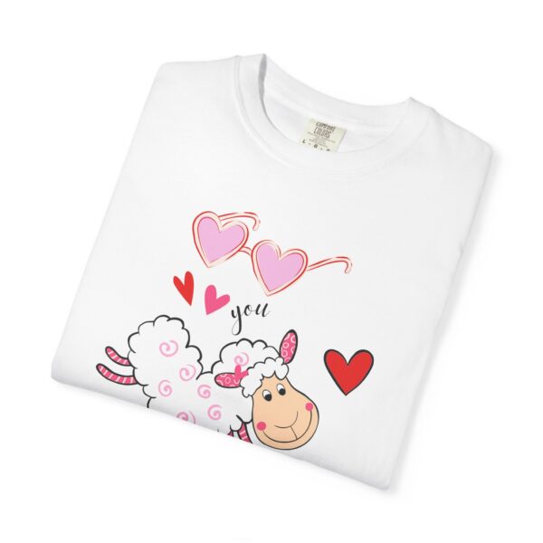 Cute Sheep Love T-Shirt – Funny  Animal Tee - Image 4
