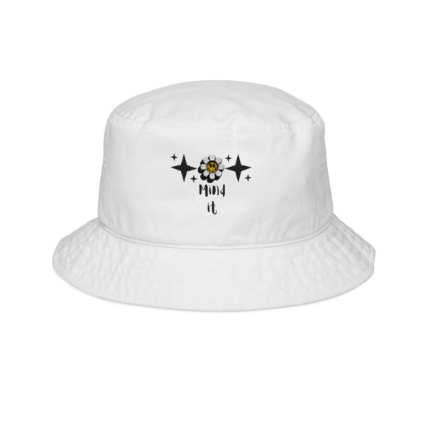 Mind It Embroidered Bucket Hat – Trendy Summer Style - Image 2