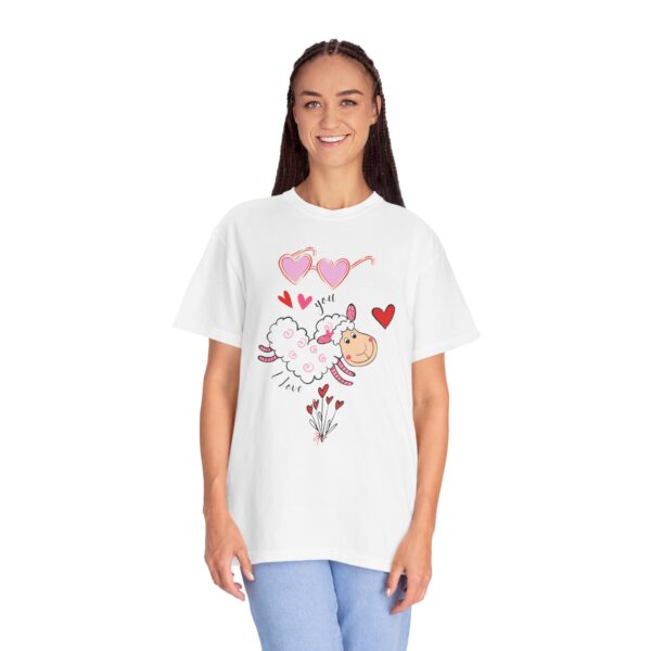 Cute Sheep Love T-Shirt – Funny  Animal Tee - Image 5