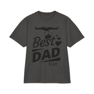 Best Dad Ever T-Shirt | Unisex Garment-Dyed Drop-Shoulder Tee for Father's Day, Gifts for Dads, Comfortable Casual Wear, Family [...]