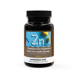Magnesium Zinc Supplement – Relaxation & Immunity (90 Caps)