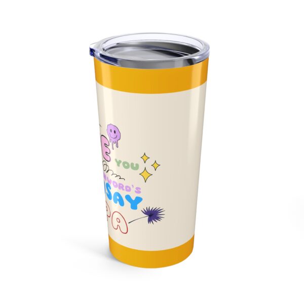Love You More Tumbler – 20oz Mug for Dad & Papa - Image 4