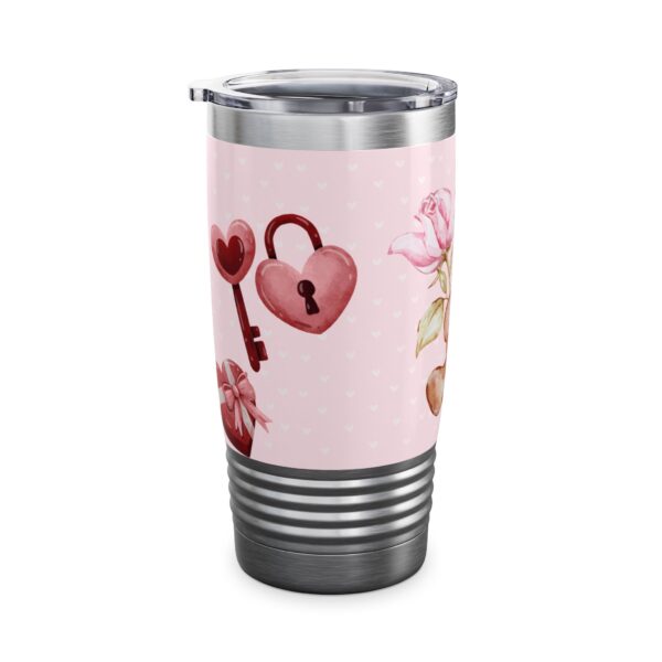 Cute Bear & Flower Love Tumbler – 20oz Gift for Her - Image 9