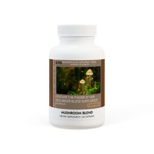 Mushroom Blend – Immunity & Focus Support (60 Capsules)