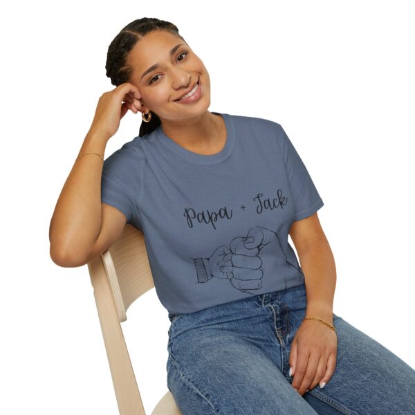 Papa + Jack Fist Bump T-Shirt – Father’s Day Family Tee - Image 61