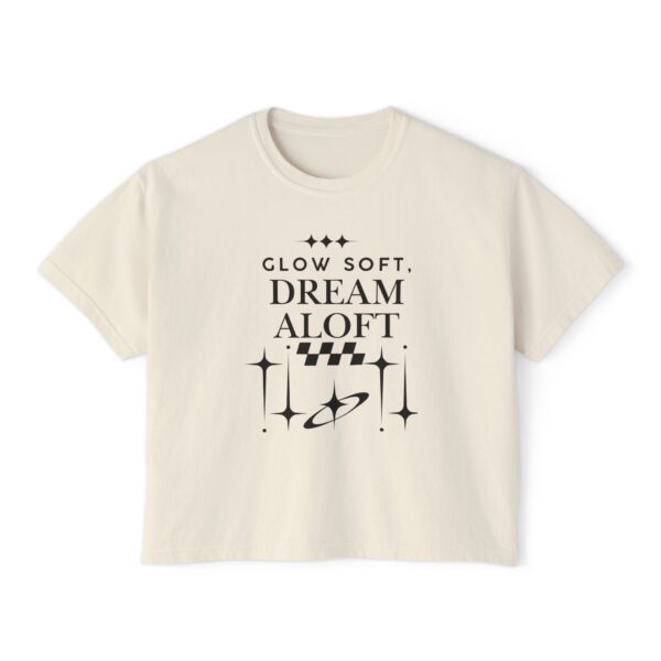 Dream Aloft Boxy Tee – Women's Soft Glow Inspiration