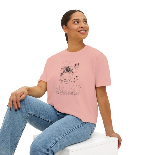 My Best Friend Tee – Cute Boxy Shirt for Dog Lovers - Image 11