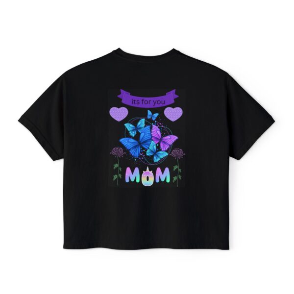 Butterfly Love Tee – Women’s Boxy Shirt for Mom Gift - Image 3