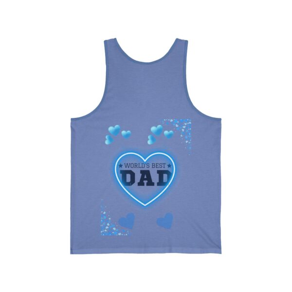 World's Best Dad – Unisex Jersey Tank for Father's Day - Image 12