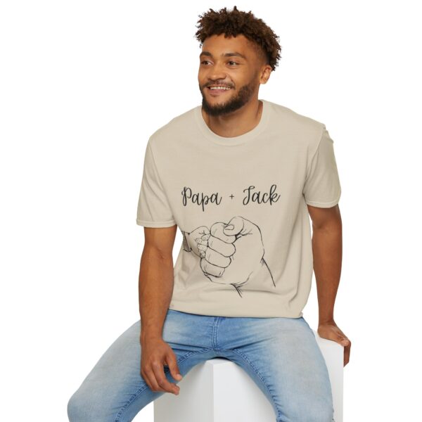 Papa + Jack Fist Bump T-Shirt – Father’s Day Family Tee - Image 8