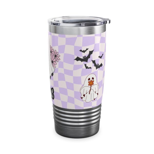 Boo-tiful Ghost 20oz Ringneck Tumbler – Halloween Fun - Image 4