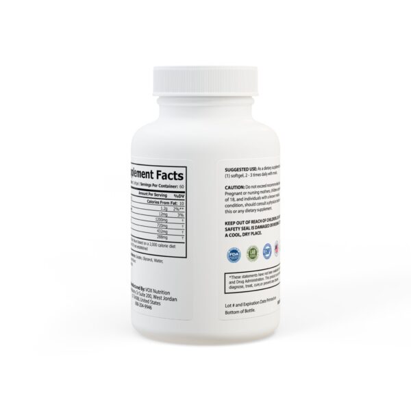 Omega-3 Fish Oil – Heart & Brain Support (60 Soft gels) - Image 4