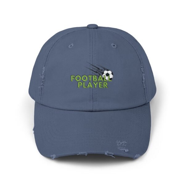 Unisex Distressed Cap – Football Player Sports Hat - Image 13