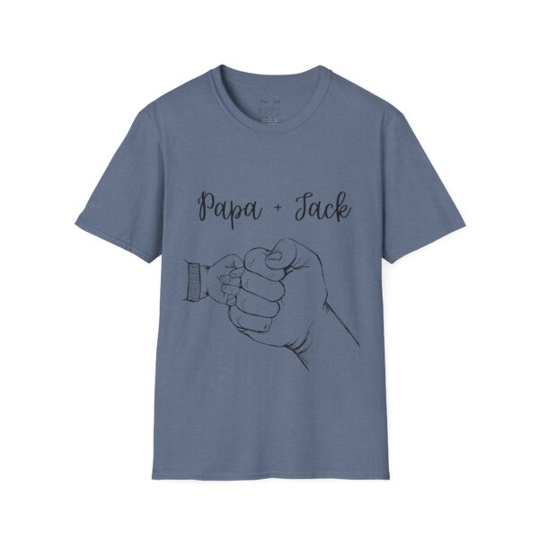 Papa + Jack Fist Bump T-Shirt – Father’s Day Family Tee - Image 55