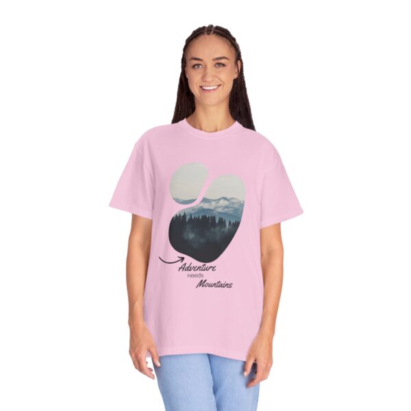 Adventure Awaits T-Shirt, Unisex Garment-Dyed Tee for Nature Lovers, Outdoor Clothing, Hiking Shirt, Gift for Adventurers - Image 72