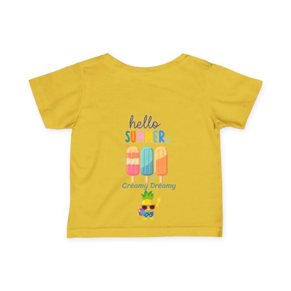 Hello Summer Infant Tee - Pineapple Toddler Shirt - Image 14