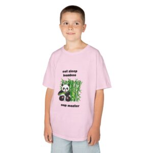 Kids Panda Nap Master Tee – Cute Bamboo Sleep T-Shirt