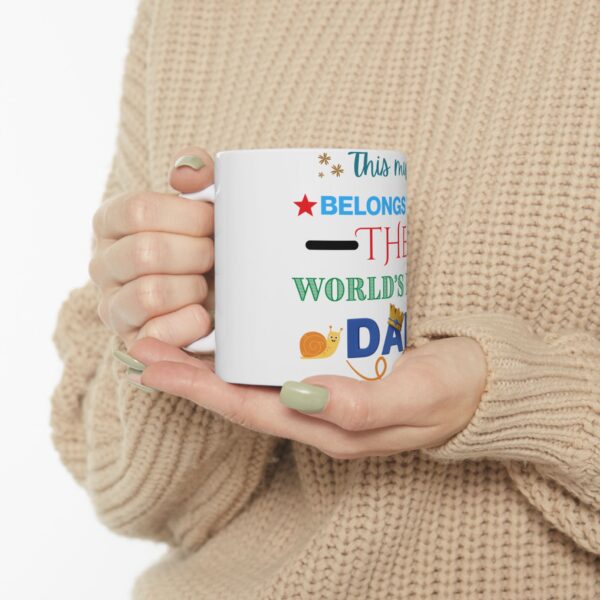 World's Best Dad Ceramic Mug - Perfect Gift for Father's Day, Birthday, Coffee Lover, Personalized Cup, Family Celebrations - Image 11