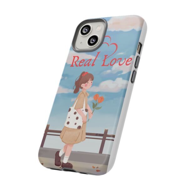 Real Love Tough Phone Case - Cute Girl Design for Romantic Souls - Image 35