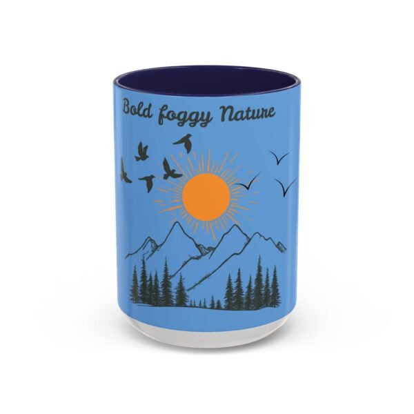 Mountain Sunrise Accent Mug for Nature Lovers Gift