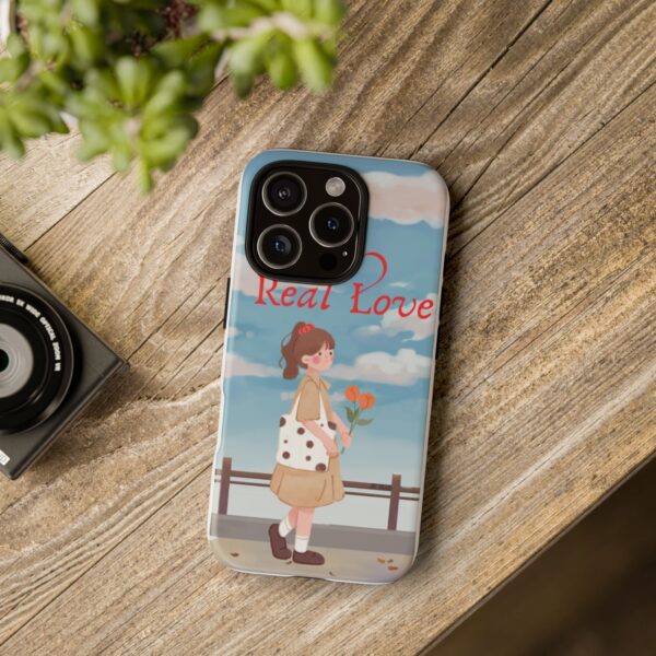 Real Love Tough Phone Case - Cute Girl Design for Romantic Souls - Image 98