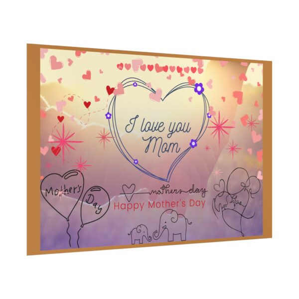 Mother's Day Love Rolled Poster - Heartfelt Wall Art for Moms - Image 3