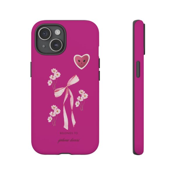 Floral Heart Phone Case - Cute Tough Case for Phone Lovers - Image 85