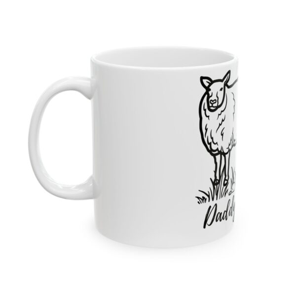 Daddy & Sheepy Ceramic Mug - Cute Animal Coffee Cup for Dads, Father’s Day Gift, Farmhouse Decor, Kids’ Enjoyment - Image 3